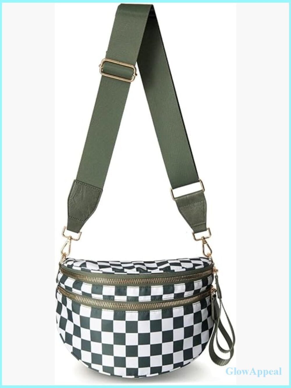 Crossbody Bag Nylon Bum Bag Fanny Pack Adjustable Straps